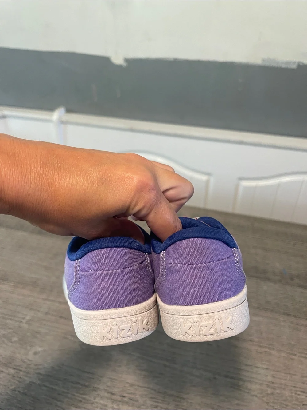 Kizik Brewster Toddler Hands Free Sneakers Paisley Purple Toddler Girl 7C